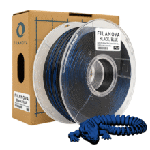 Blue Pink Azul Rosa Filamento PLA Dual Color  Filanova x 1Kg
