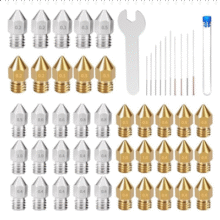 32913- Kit MK8 filamento 1.75mm - 40 picos + llave + 10 destapapicos