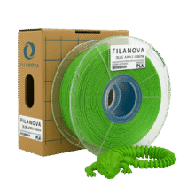 Blue Apple Green Azul Verde Manzana Filamento PLA Dual Color Filanova x 1Kg