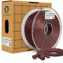 ROJO BORDO (BORDEAUX RED) PLA Filanova x 1Kg Filamento 1.75