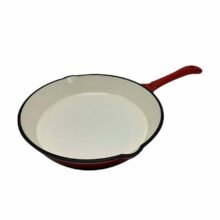 Sartén de hierro esmaltado rojo degradado 25 cm CCN059