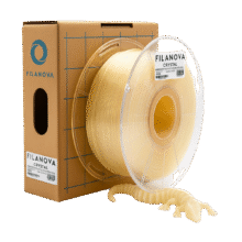 CRISTAL Crystal NATURAL TRANSPARENTE Red PLA Filanova x 1Kg Filamento 1.75