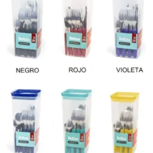 Set de 24 cubiertos Belize en frasco plástico - surtidos SIMONAGGIO CPPA-40/25S