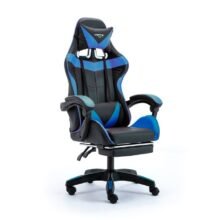 Silla gamer PC color negro/azul VONNE SV-G01