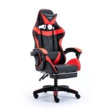 Silla gamer PC color negro/rojo VONNE SV-G03