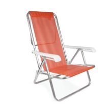 Silla reclinable 8 posiciones MOR color coral 002270