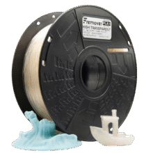 TRANSPARENTE Transparent PLA FREMOVER CON Caja Filamento Rollo x1 KG