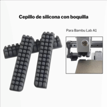 32935-Kit x3 Cepillo silicona Nozzle para Bambu Lab A1