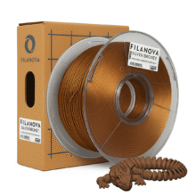 Silver Bronce Plata Bronce Filamento PLA Dual Color  Filanova x 1Kg