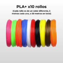 Filamento para Lapiz 3D Filamento GST PLA+ 10x5 metros (colores surtidos)