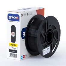 NEGRO PETG GRILON FILAMENTO 3D 1.75MM 1KG M77ING175CJ