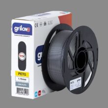 GRIS PLATA PETG GRILON FILAMENTO 3D 1.75MM 1KG