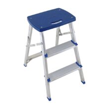 Escalera banqueta de aluminio 3 escalones Mor MOR 005107