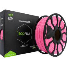 ROSA CON CARRETEL PLA HELLBOT Filamento 3D 1,75mm x 1KG ECOFILA 3640