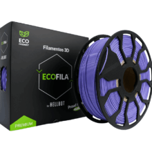 VIOLETA CON CARRETEL PLA HELLBOT Filamento 3D 1,75mm x 1KG ECOFILA3648