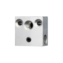 Bloque aluminio doble agujero CR10 32132