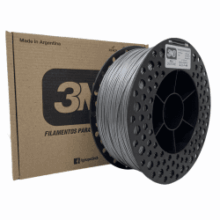 GRIS PLOMO PLA 3N3 FILAMENTO 3D 1.75MM 1KG M80IGR175CJ
