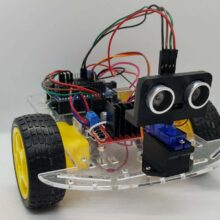 Robot autonomo motorizado Arduino + Incluye electronica + Auto arduino cod 992