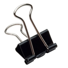 Clip aprieta cama vidrio Cant 1 Manitos 32mm Nro.3 Aprieta Papel Binder