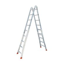 Escalera de aluminio 4x5 con pies extensibles 4,63 m MIYAWA DEEI-E463