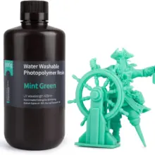 VERDE MENTA LAVABLE AL AGUA RESINA ELEGOO 500Gr 50.103.0020