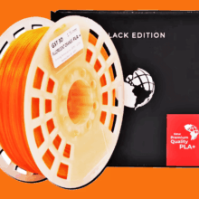 NARANJA FLUO GST CON CAJA PLA Filamento 3D 1.75 1KG