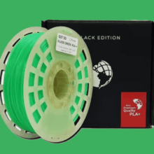 VERDE FLUORESCENTE GST CON CAJA PLA Filamento 3D 1.75 1KG