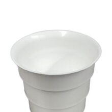 BLANCO Escalonado Mate Interior Polímero Impresión 3d Sin bombilla cant1 N3D