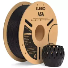 NEGRO ASA Elegoo Filamento Diámetro 1,75mm 1kg 50.203.0182