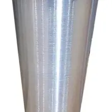 MOD1 1Litro VASO FERNETERO LISO SIN STL ALUMINIO