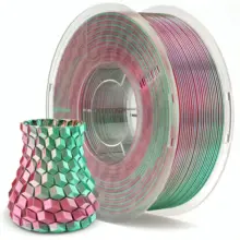 VERDE ROJO SILK Pla Elegoo Filamento Diámetro 1,75mm 1kg 50.203.0090