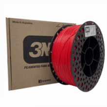 ROJO PLA 3N3 FILAMENTO 3D 1.75MM 1KG  M80IRJ175CJ