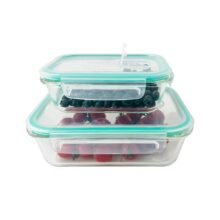 Set de 2 contenedores con tapa - 0,6 L y 1,5 L CCN009