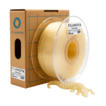 CRISTAL Crystal NATURAL TRANSPARENTE Red PLA Filanova x 1Kg Filamento 1.75