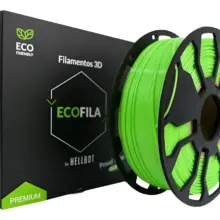 Verde claro CON CARRETEL PLA HELLBOT Filamento 3D 1,75mm x 1KG ECOFILA 3646