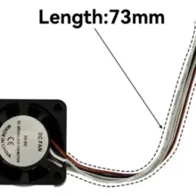 Ventilador Hotend Doble Rodamiento 2510 5v 0.2a Bambu Lab X1-1C-1E generico 32853 C16