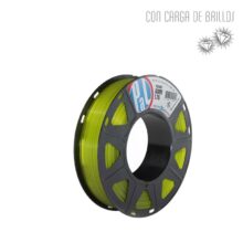 GLAM AMARILLO-TRANSLUCIDO-CON-GLITTER PLA GLAM Printalot Filamento Art Due 1,75 Mm X 250 Grs ::