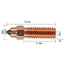 Pico 0.4mm Bimetal NOZZLE Creality K1 - K1 MAX - Ender 3 V3 KE 32809