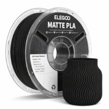 NEGRO MATTE PLA Elegoo Filamento Diámetro 1,75mm 1kg 50.203.0363