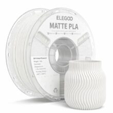 BLANCO MATTE PLA Elegoo Filamento Diámetro 1,75mm 1kg 50.203.0364