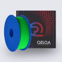 VERDE FLUORECENTE (Fluor Green) PLA QELQA FILAMENTO 3D 1.75MM 1KG