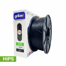 NEGRO HIPS GRILON FILAMENTO 3D 1.75MM 1KG