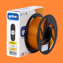 AMBAR CLEAR PETG GRILON FILAMENTO 3D 1.75MM 1KG M77IAB175CJ