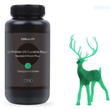 VERDE TRANSPARENTE Dura Plus Resina Creality 1000G 1KG