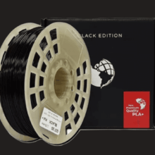 NEGRO BLACK GST CON CAJA PLA Filamento 3D 1.75 1KG