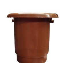 Marron interior mate polimero pacha sin bombilla